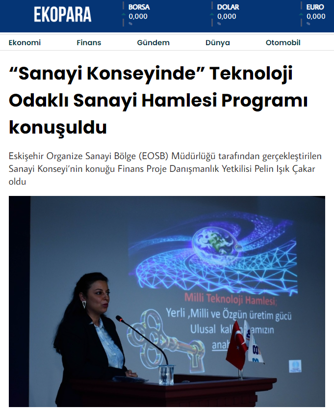 “Sanayi Konseyinde” Teknoloji Odaklı Sanayi Hamlesi Programı konuşuldu